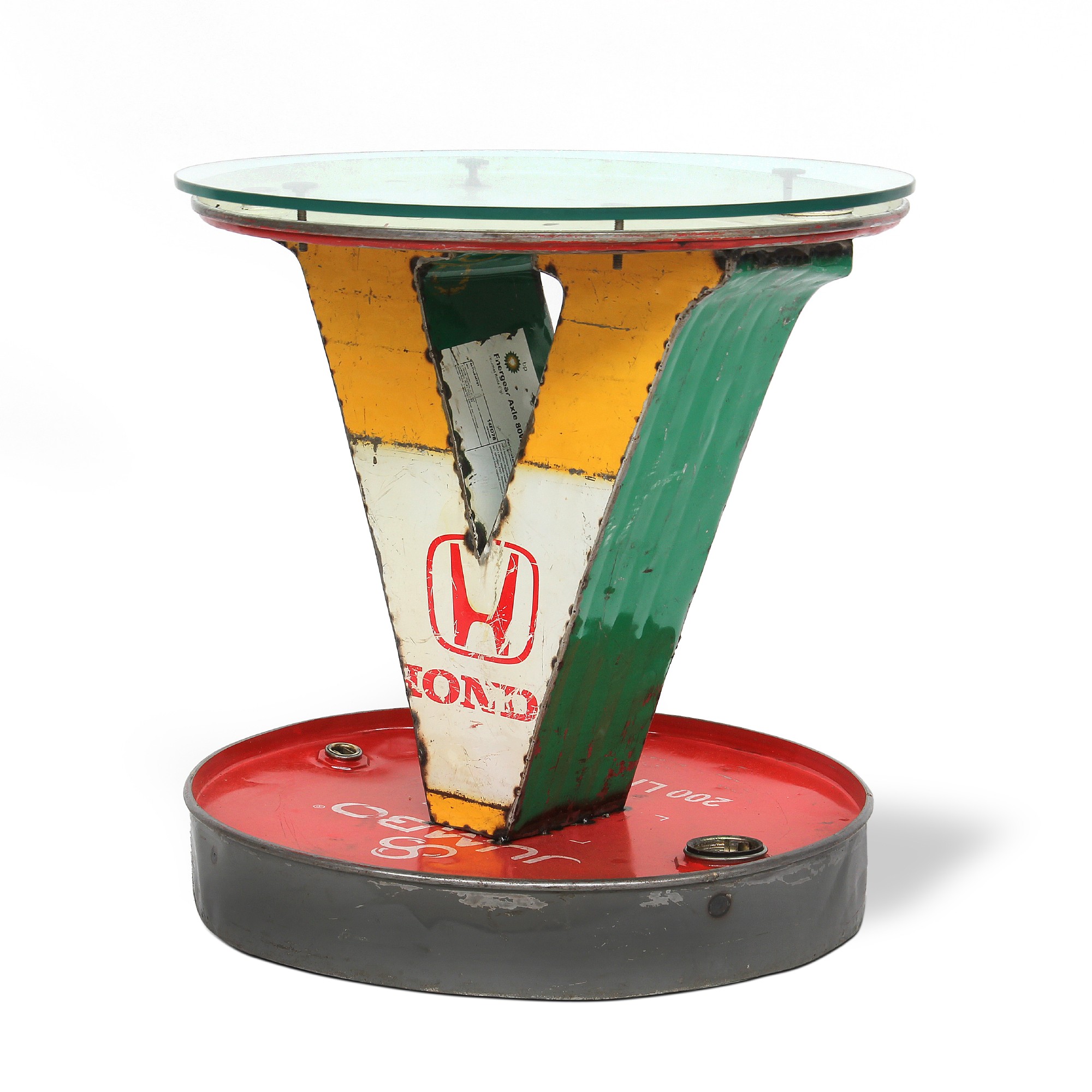 V-Tisch 'Cuba', verschieden, Ø 60 cm, H 65 cm von fischer's lagerhaus