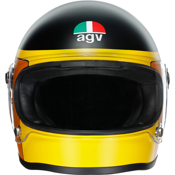 AGV - Casque X3000 Gasoline Noir Mat / Jaune / Orange / Rouge