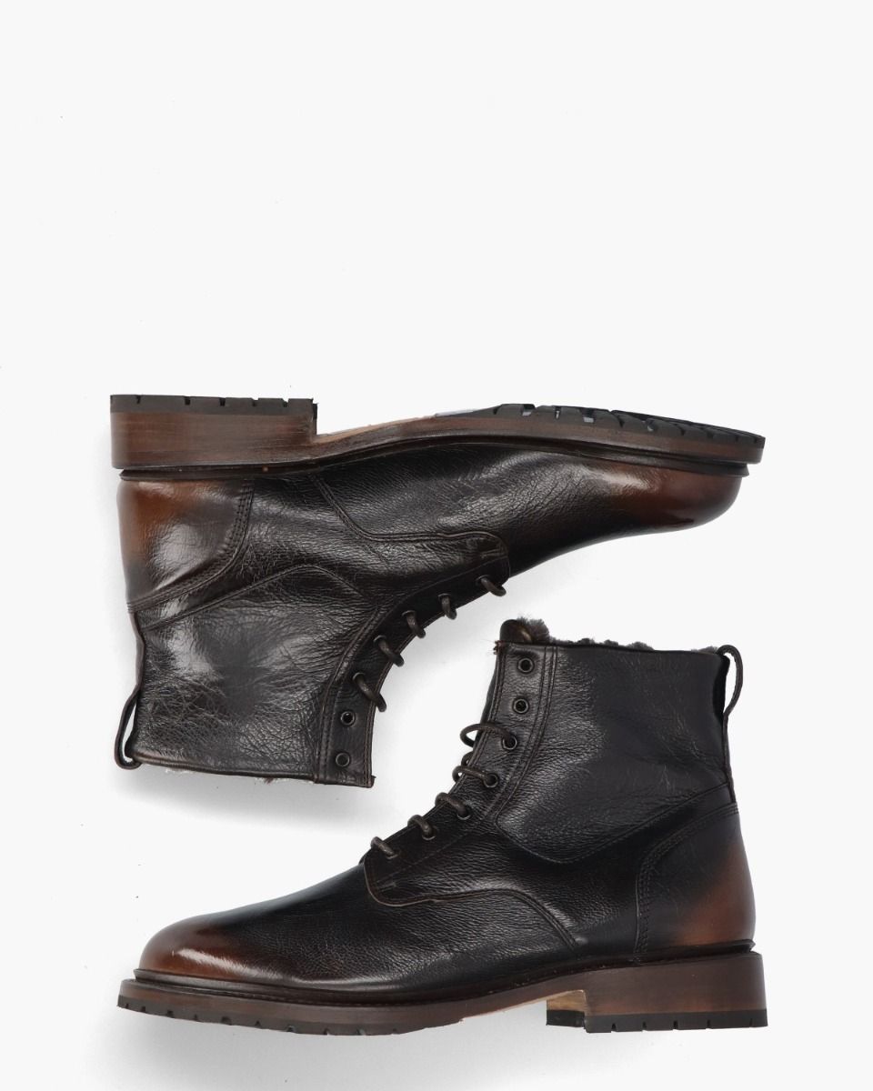 Cordwainer M23023 Donkerbruin Heren Veterboots