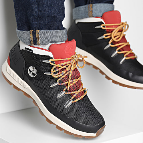 Baskets Sprint Trekker Mid A61QG Black Mesh Red