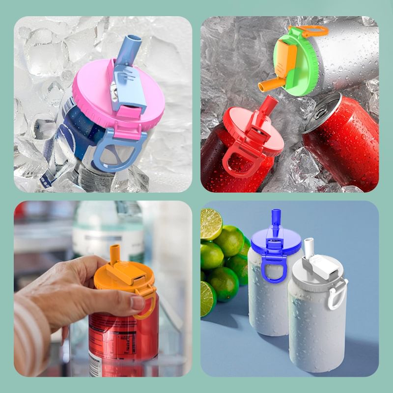 Masae - Plastic drinkfles met rietje