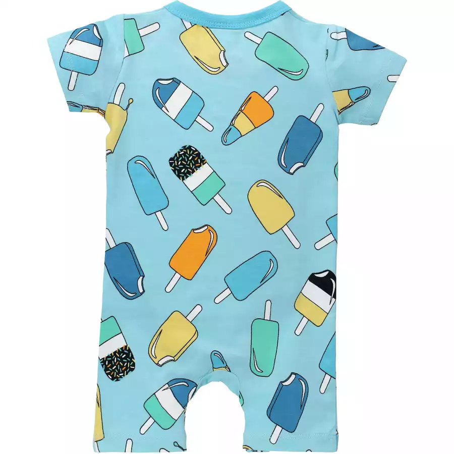 Villervalla Strampler Popsicle LGT Aruba blau