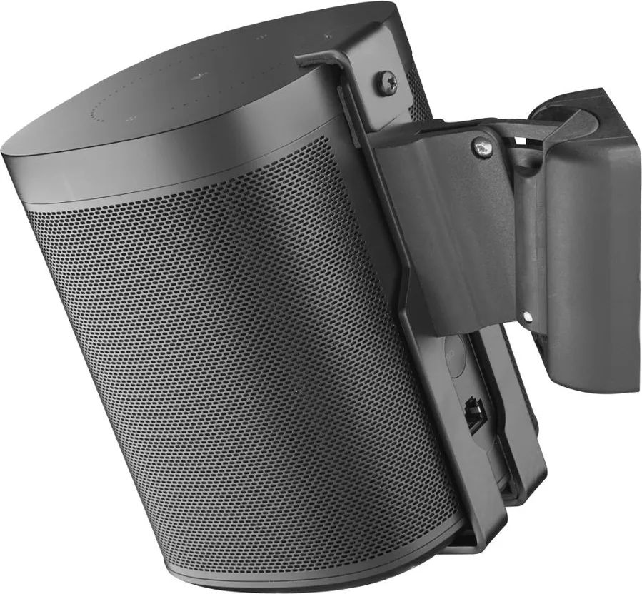 Support mural Cavus noir pour Sonos One (la pièce) Supports pour enceintes
