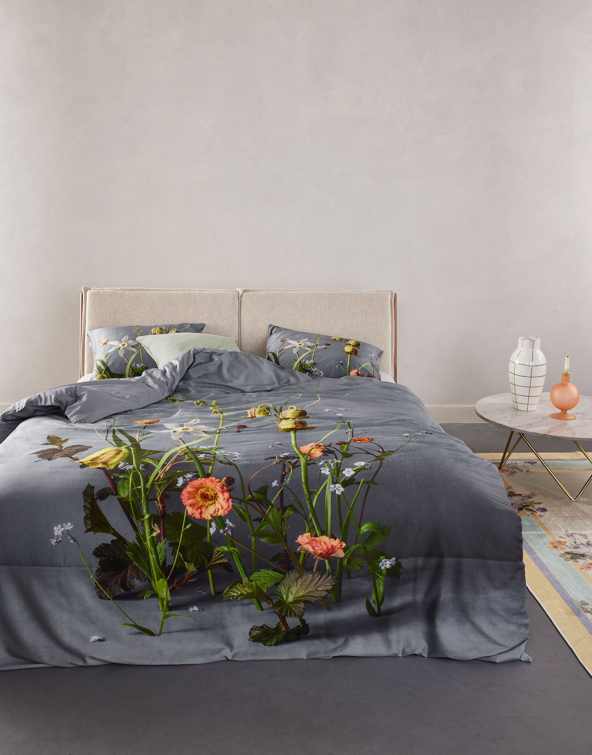 Essenza Ficaria Dekbedovertrek 240 x 220|220 cm - Grijs
