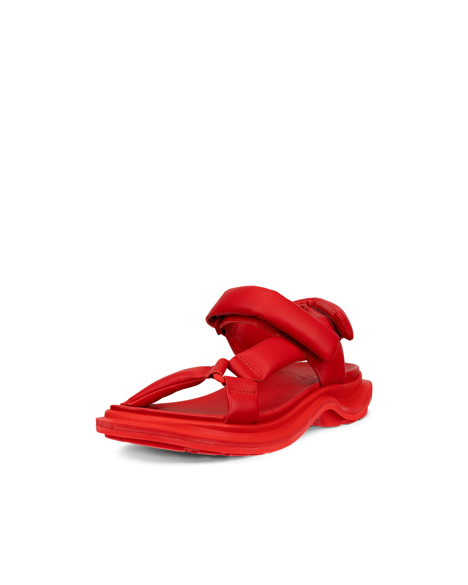 ECCO OFFROAD Damen Trekkingsandale aus Leder Rot
