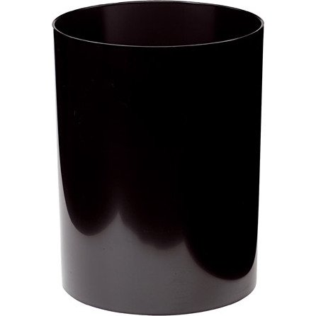 Corbeille à papier plastique Cep Confort noire 16 L