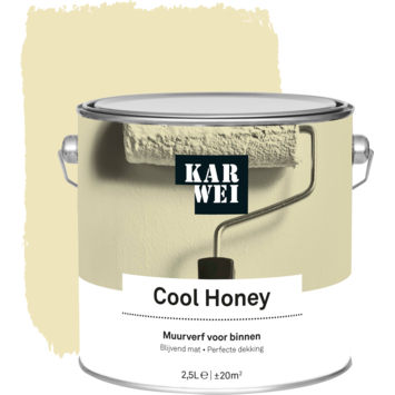 KARWEI muurverf Cool Honey mat 2,5 liter