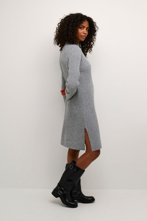 Kaffe KArinya Knit Dress Grey melange