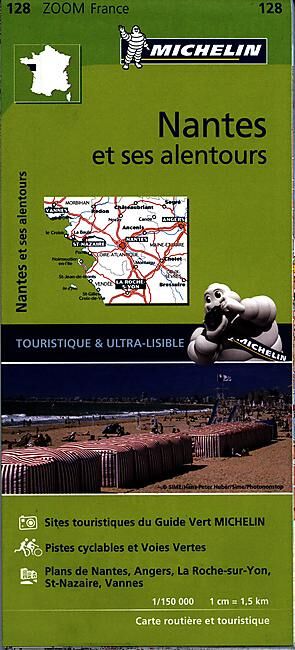 MICHELIN - 128 NANTES ET SES ALENTOURS 1 150 000
