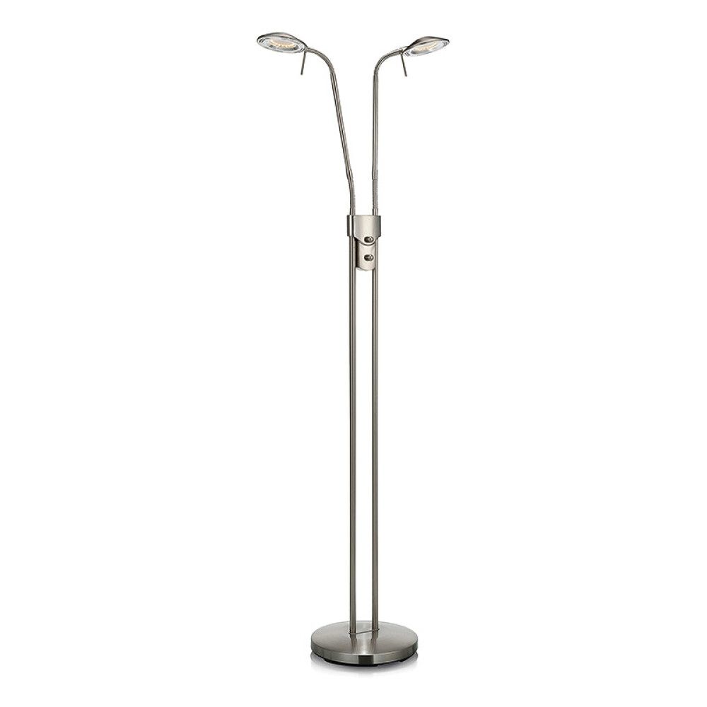 GULVLAMPE MARSKSLÖJD HUDSON 135CM LYS STÅL