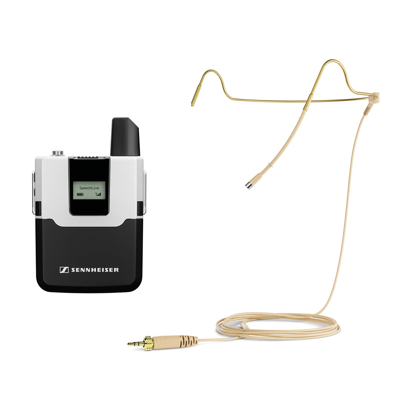 Sennheiser SL Bodypack -HS 2 KIT DW-3 bodypack met headset microfoon beige