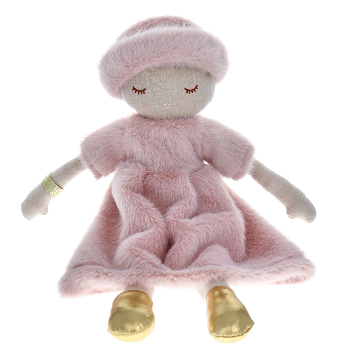 Poupée en tissu rose Anushka