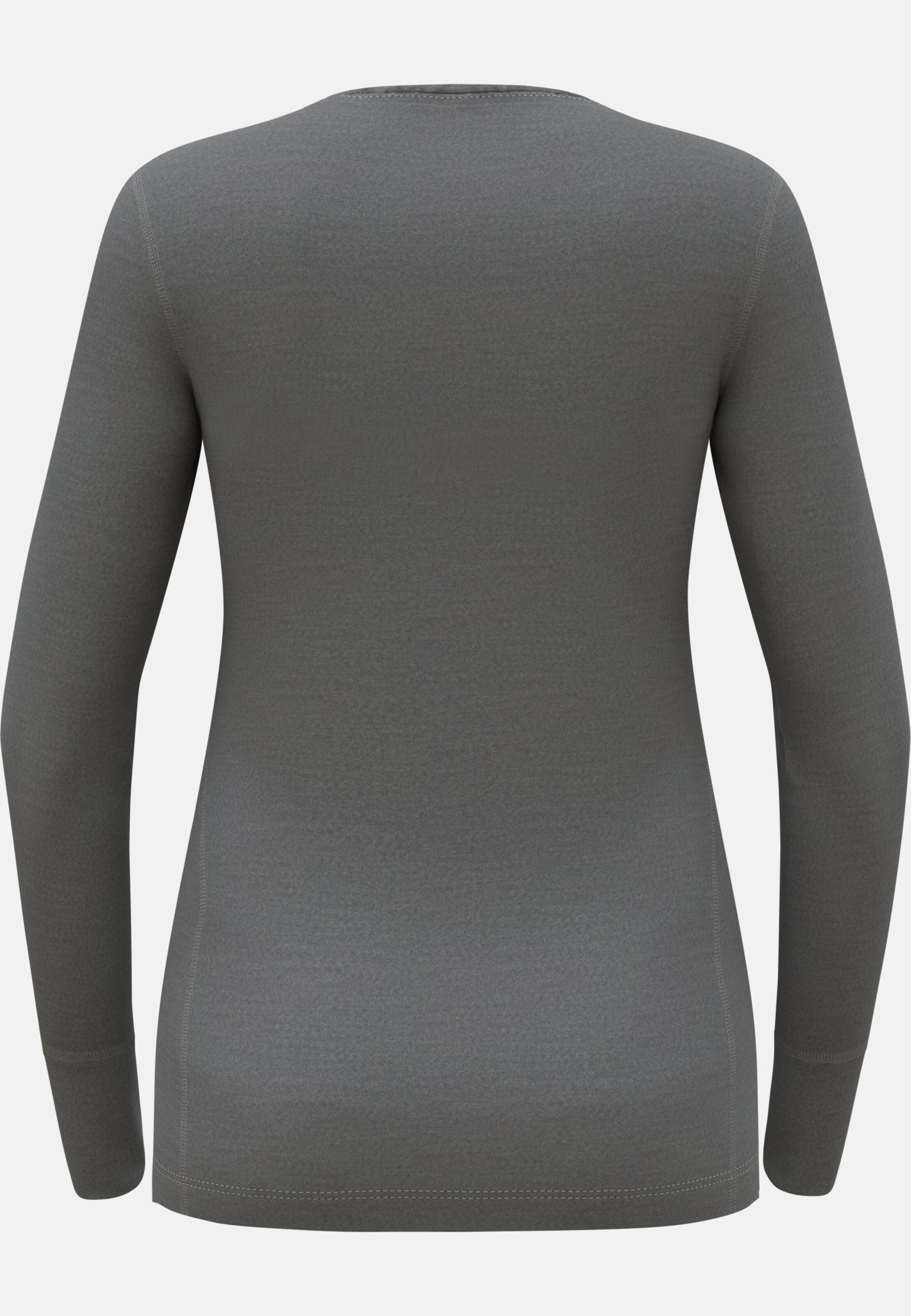 Natural Merino 260 Base Layer Langarmshirt in odlo steel grey melange
