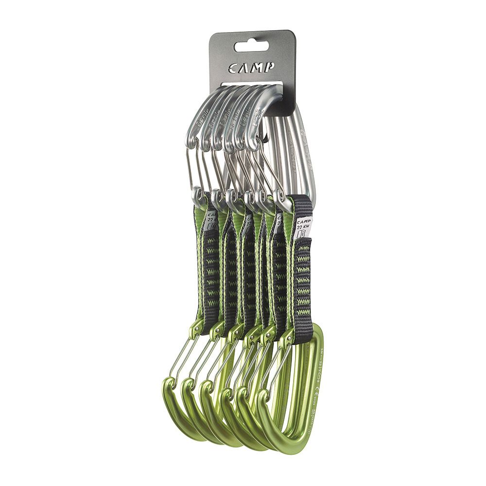 Camp SET 6 ORBIT WIRE EXPRESS 11 - Dégaine x6 vert