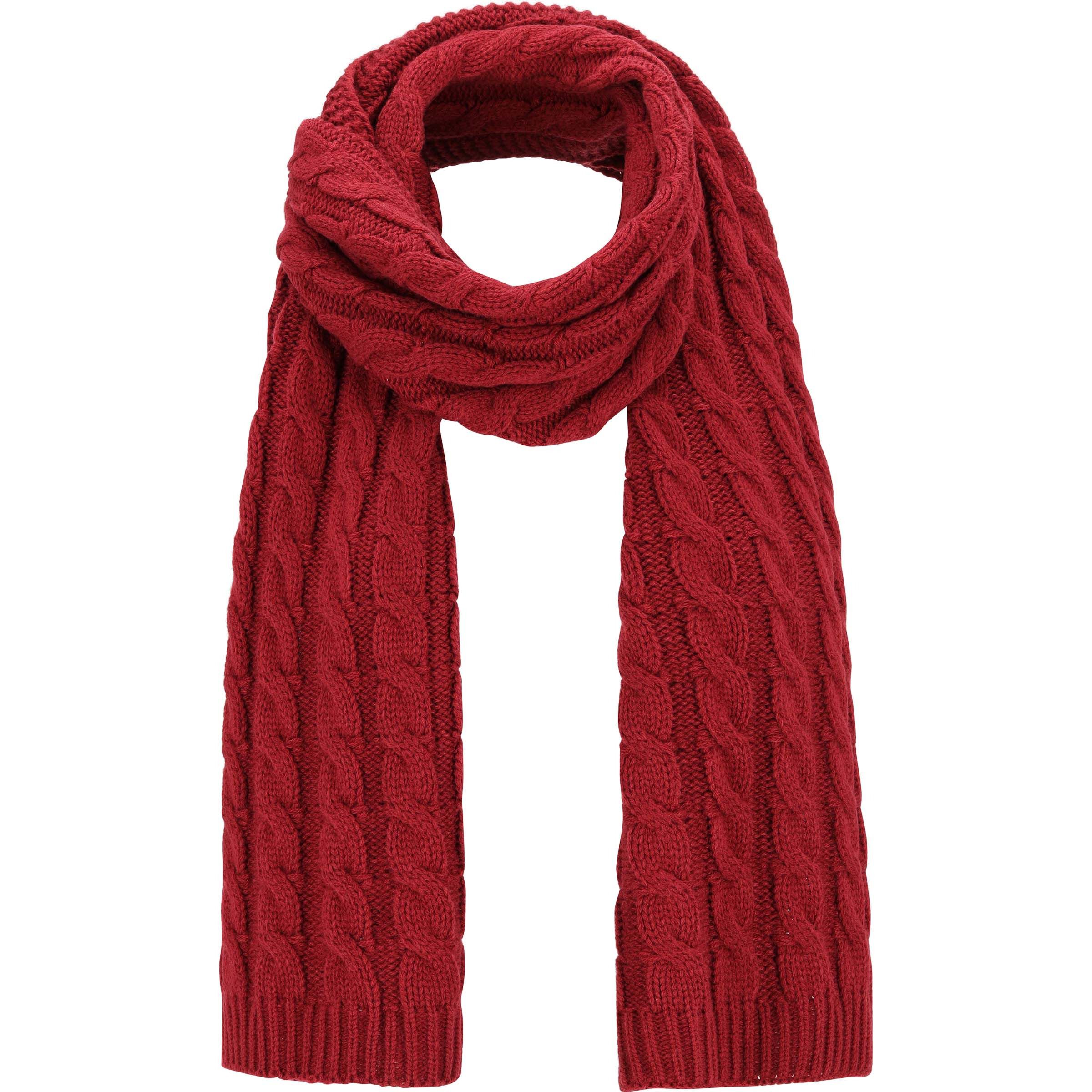 Veleste Kabel - Sjaal - Rood