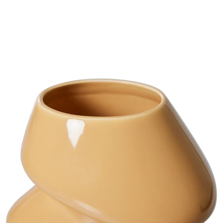 HKliving - Keramik Vase Organic, L, espresso