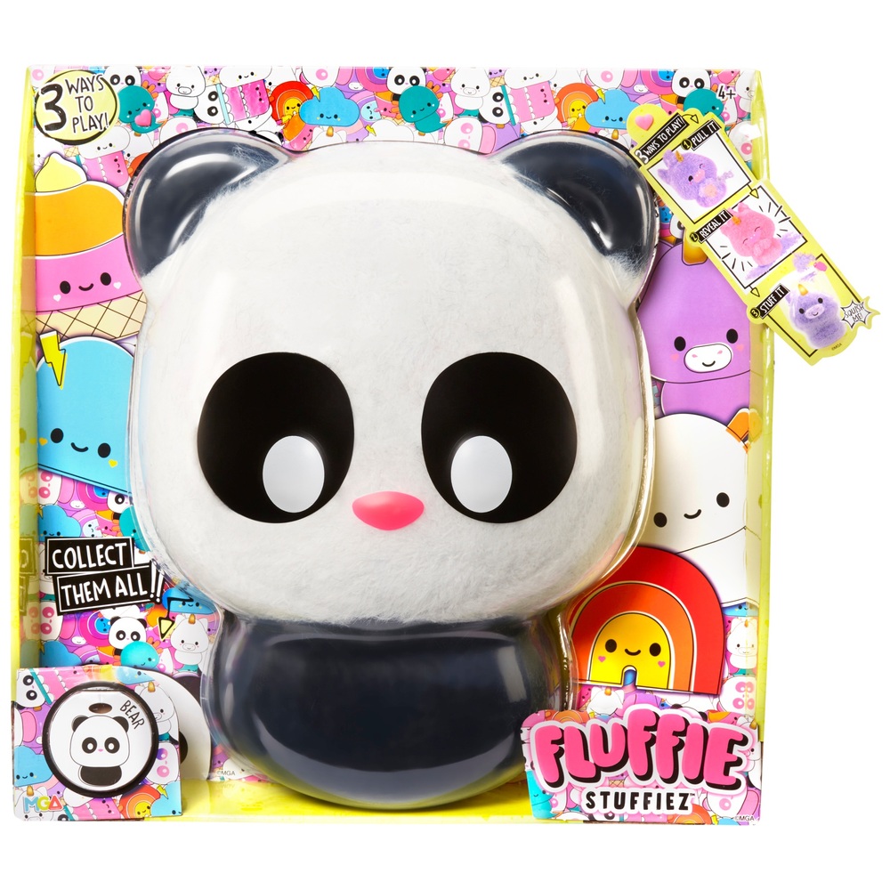 Fluffie Stuffiez Großer Plüschpanda