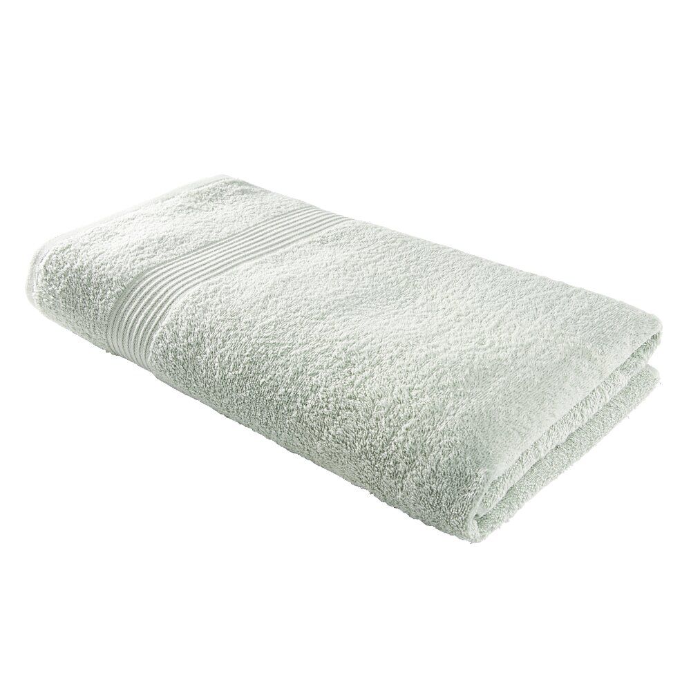 Drap de bain maxi 90x150cm coton vert céladon