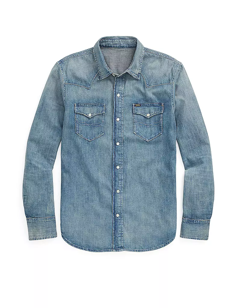 POLO RALPH LAUREN Jeanshemd  blau