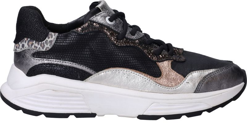 Xsensible Rainbow Stretchwalker Sneakers Zilver Dames