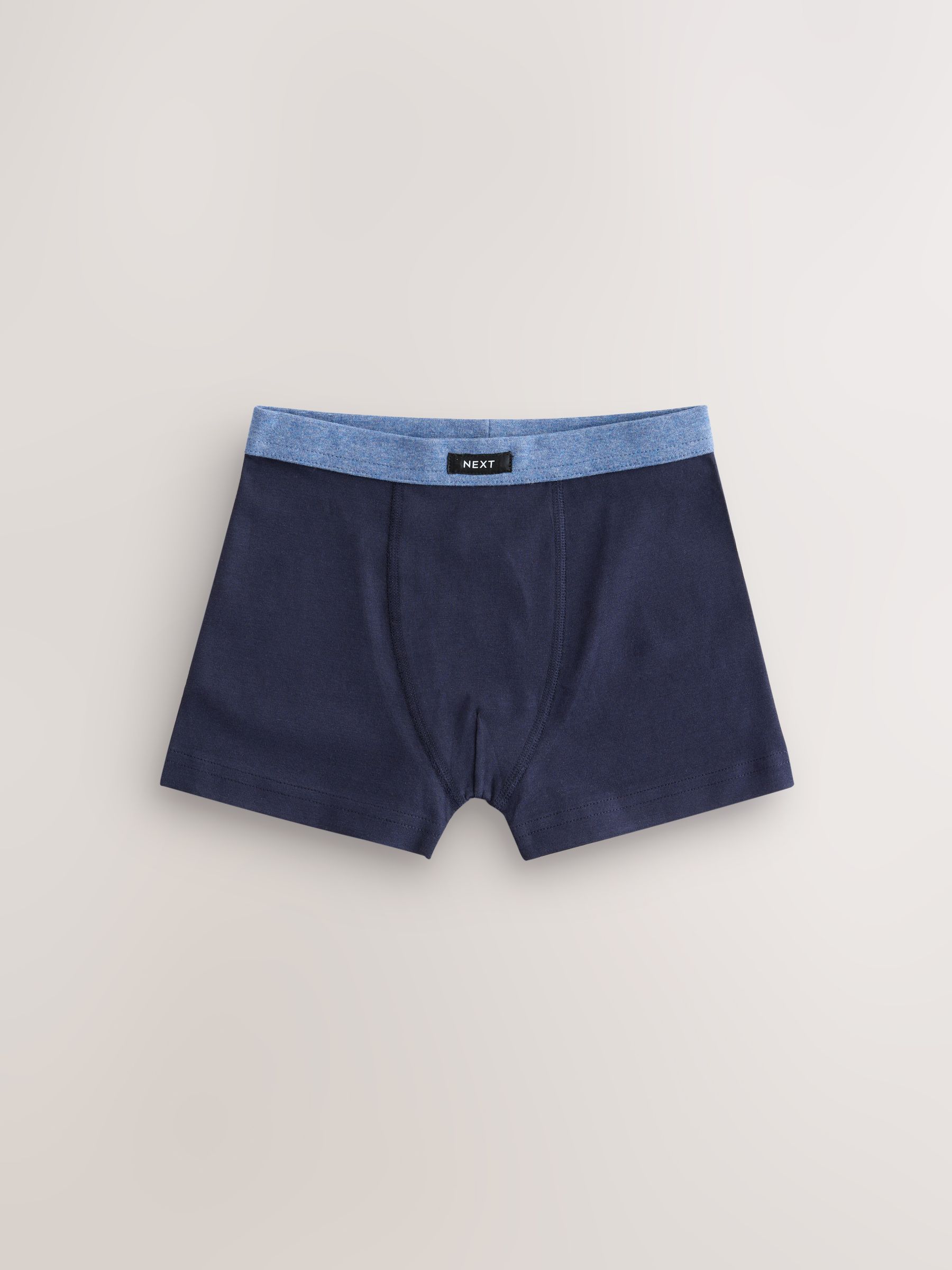 Blauw/grijs - Set van 10 boxershorts met zachte tailleband (2-16 jr)