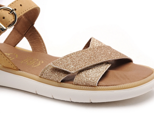 Bellamy nu pieds enfant fille cuvac or