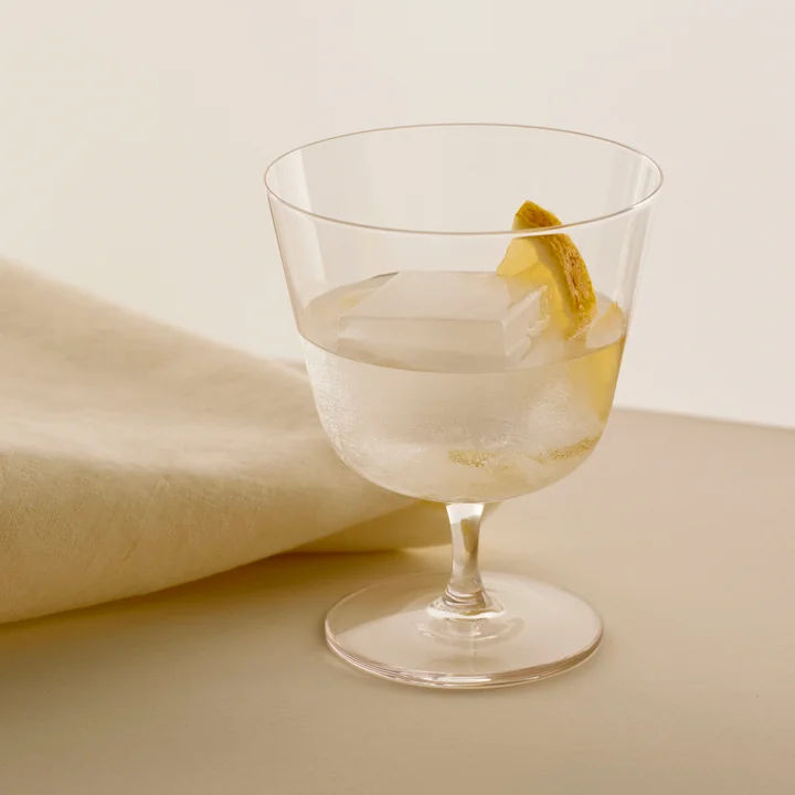 HAY - Curve Glas Tumbler, small, klar (2er-Set)