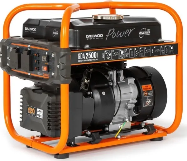 Daewoo GDA 2500I, 1800 W, 230 V, 10 L, Benzin, Vejledning, 50 Hz
