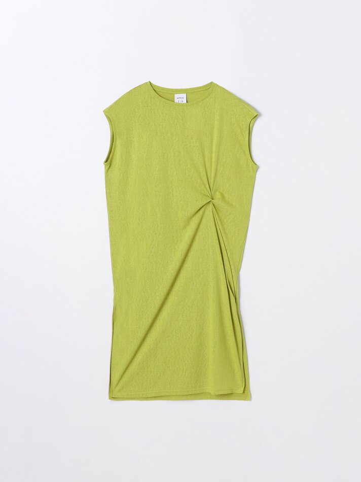 Vestido com nó lateral - Lima