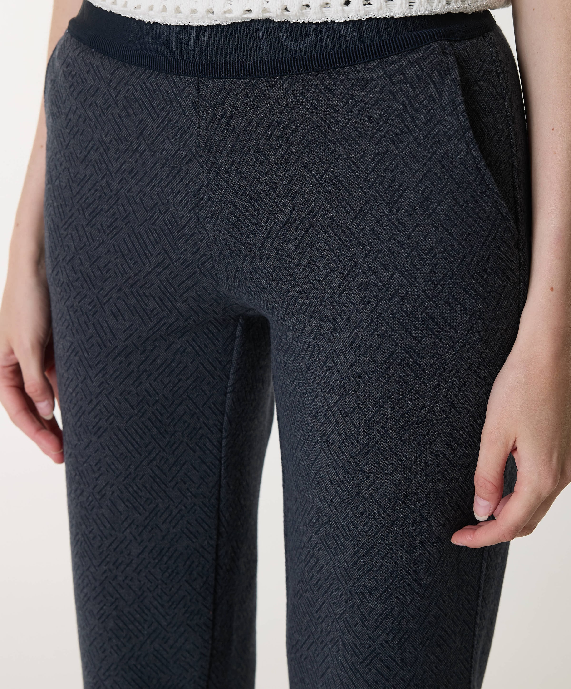 Toni Jenny Wide Leg dames broek blauw