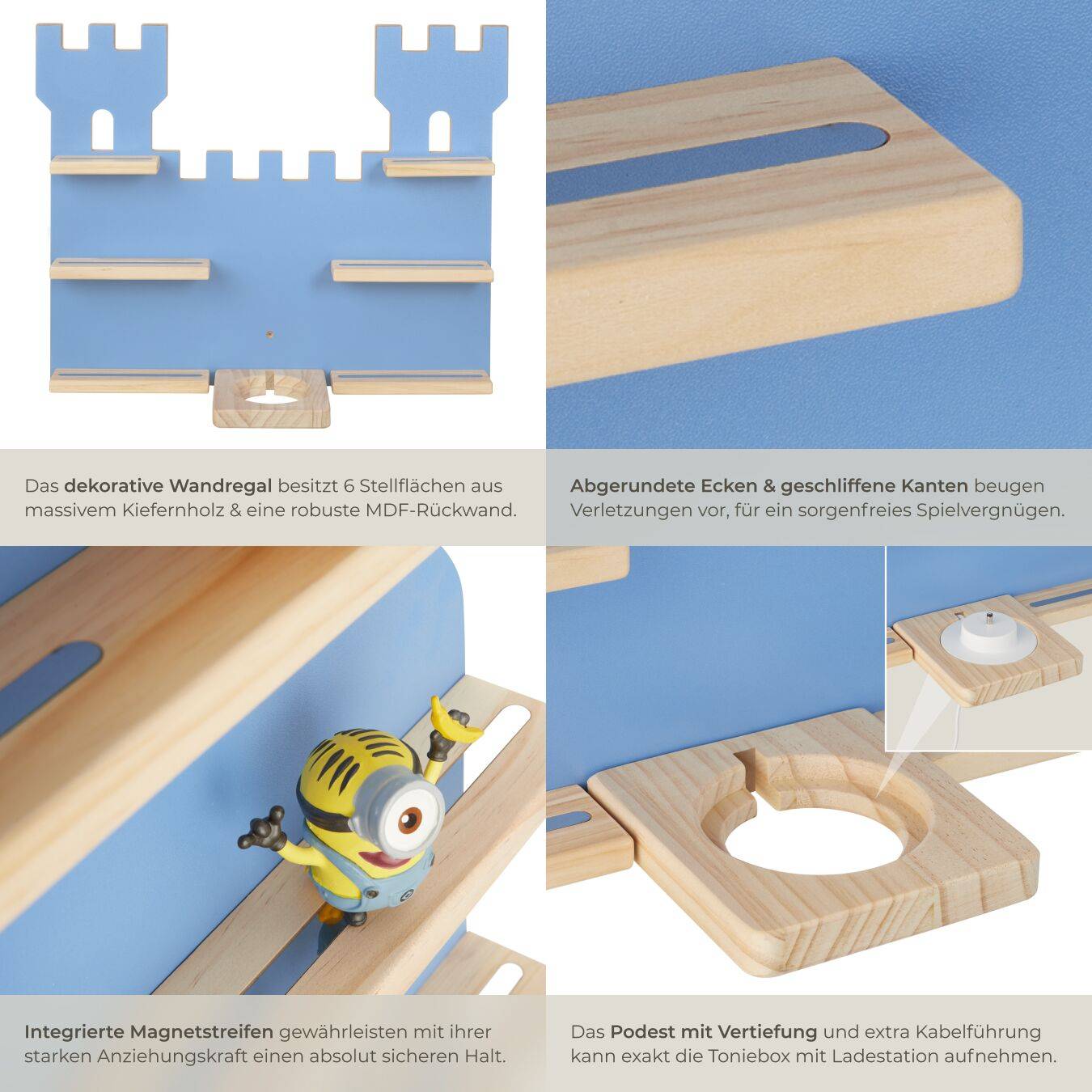 Wandregal MyLittleStory Fortress