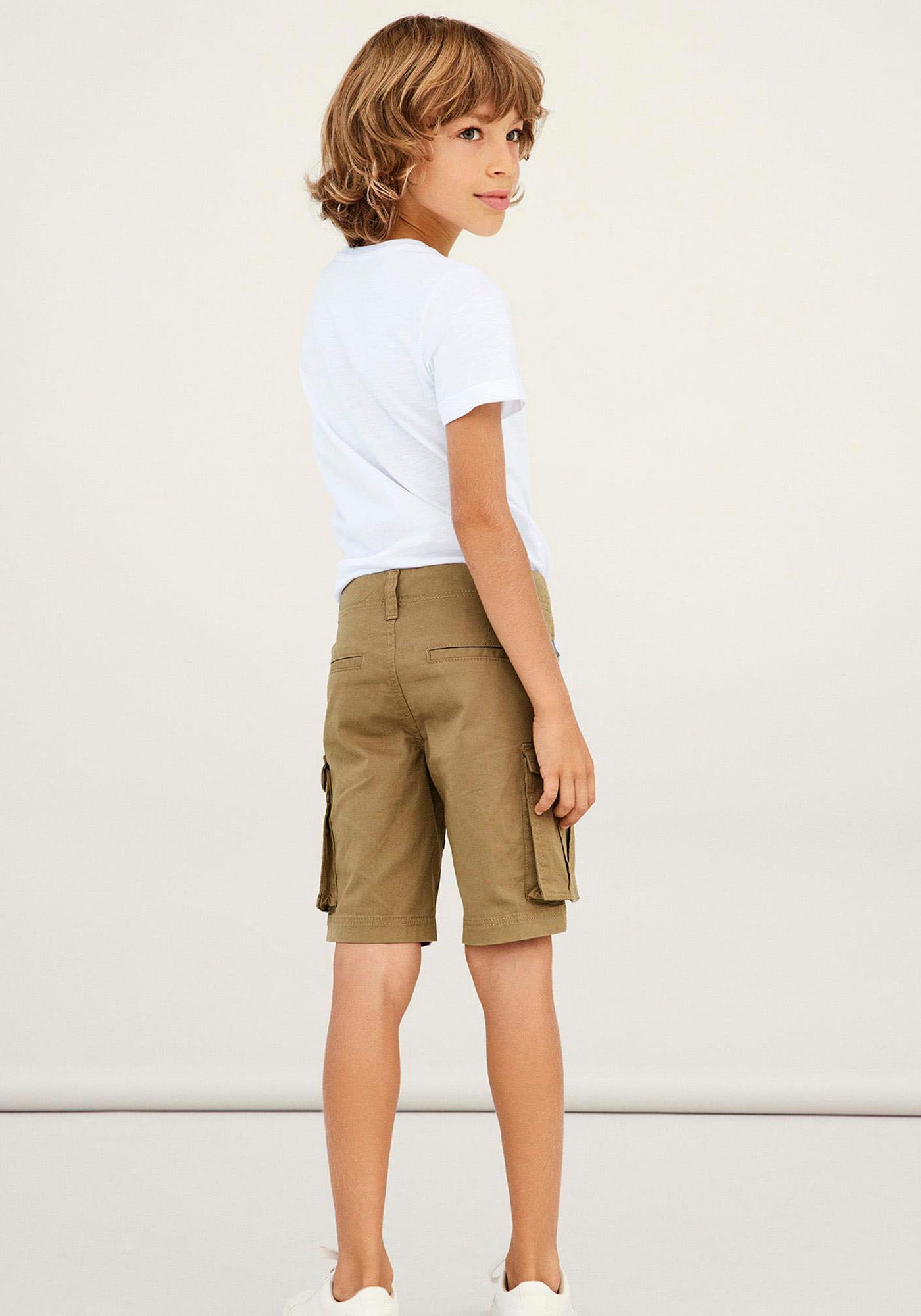 Name It Cargobermudas »NKMRYAN REG TWI L SHORTS 6776-BA NOOS«  Baumwollmischung, Stretch, Cargotaschen