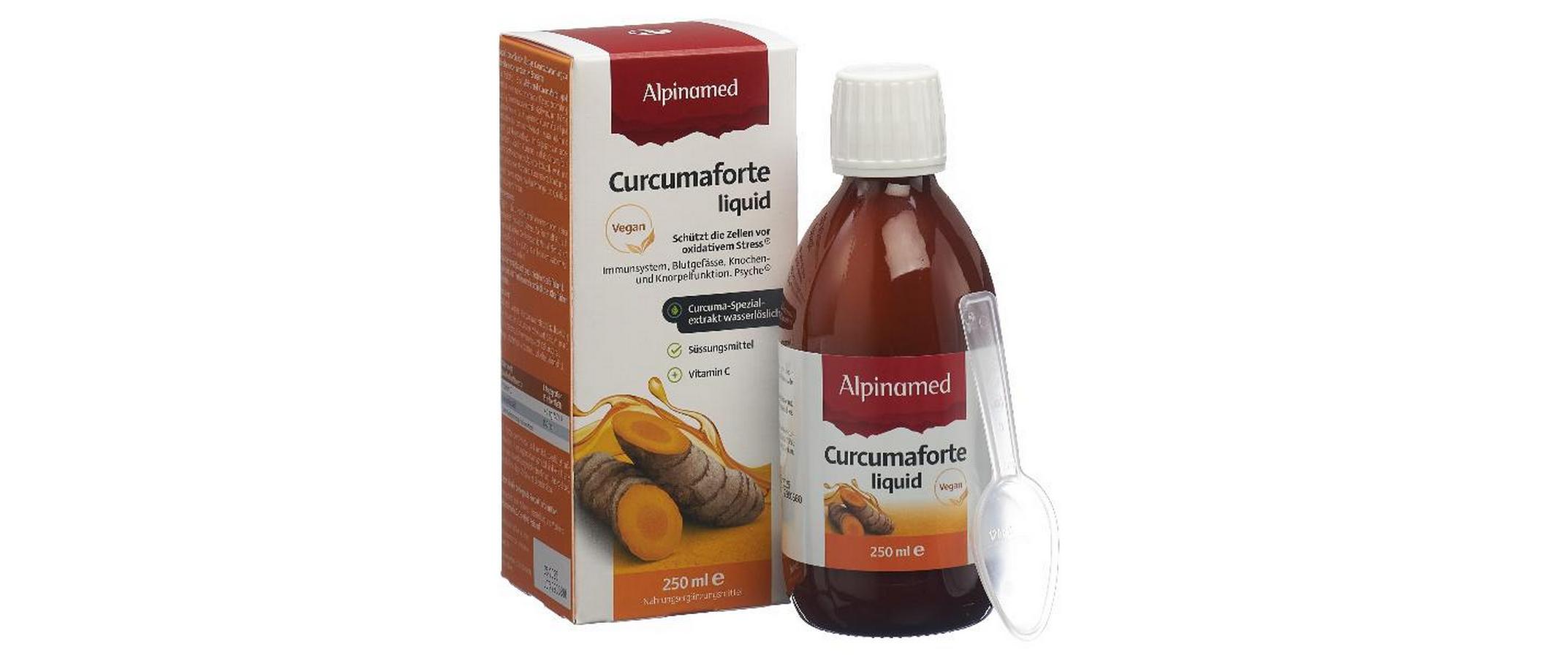 Curcumaforte liquid 250 mlVegane Nahrungsergänzung mit Kurkuma