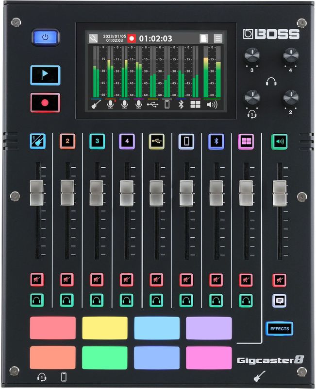Boss Gigcaster 8 - Mixer voor livestreaming