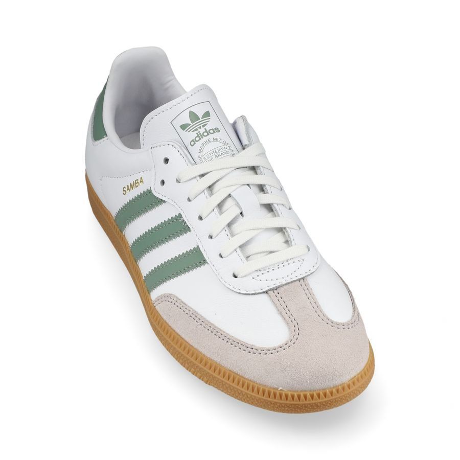 adidas Originals Samba OG - Blanc/Silver Green Enfant