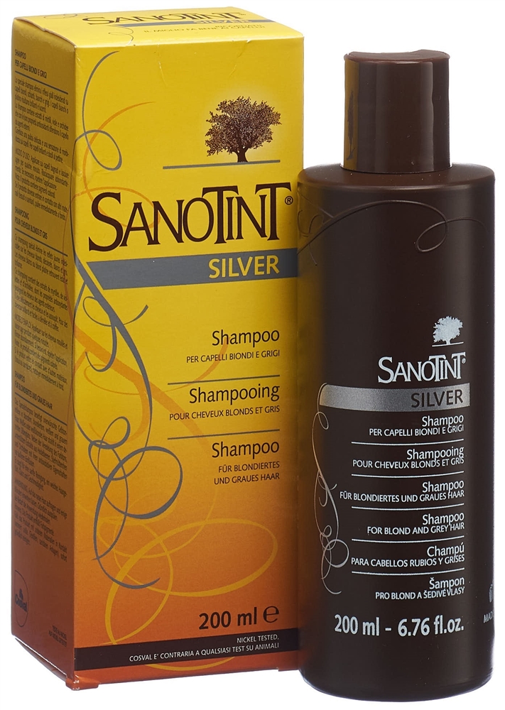 SANOTINT Shampoo blondiertes graues Haar Fl 200 ml