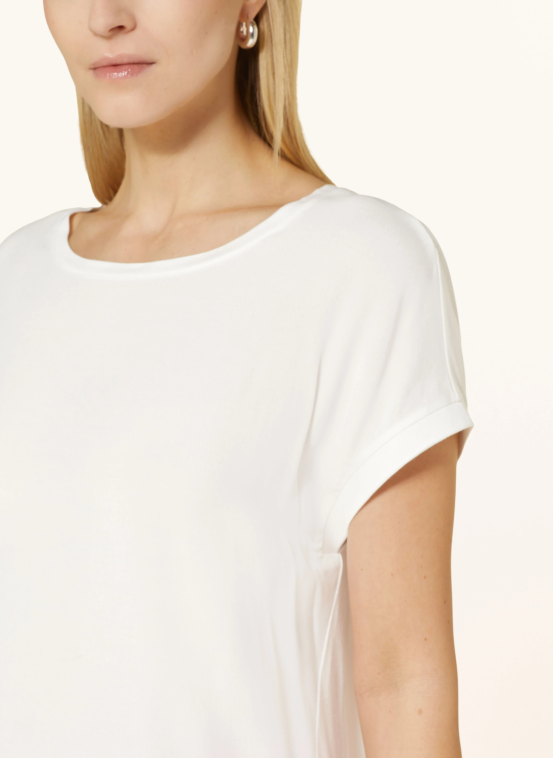 oui Blusenshirt im Materialmix