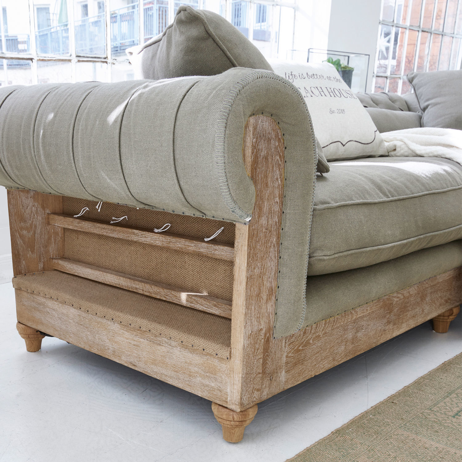 Sofa Kanani grau/braun