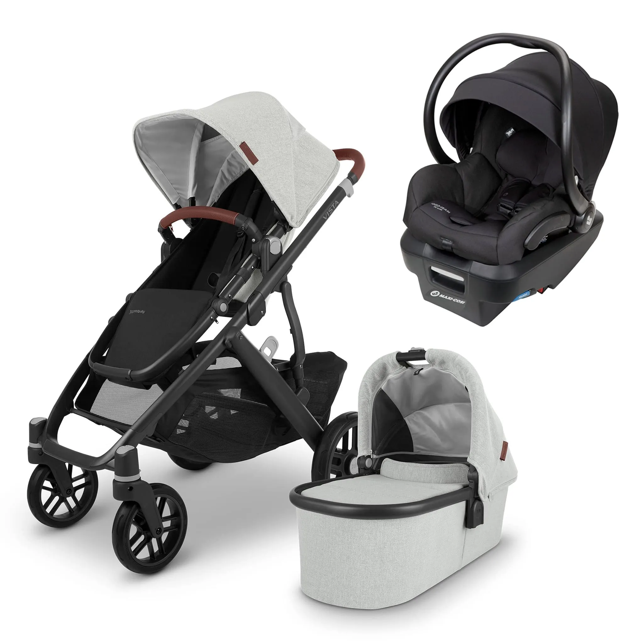 UPPAbaby Poussette Vista V2 + Siège d'Auto Mico 30 + Adaptateur - Anthony
