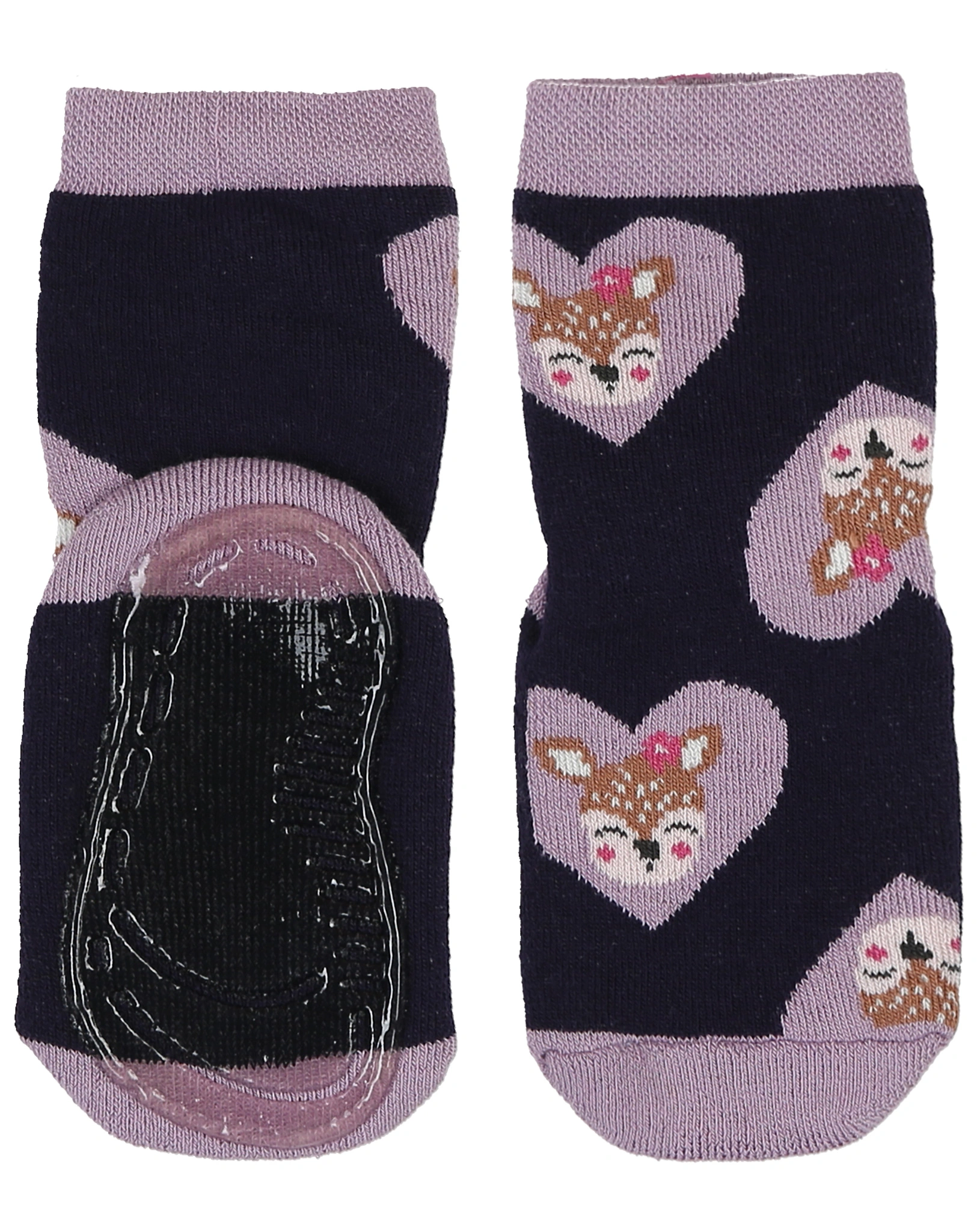 Stoppersocken SOFTSTEP REHHERZ 2er- Pack in brombe