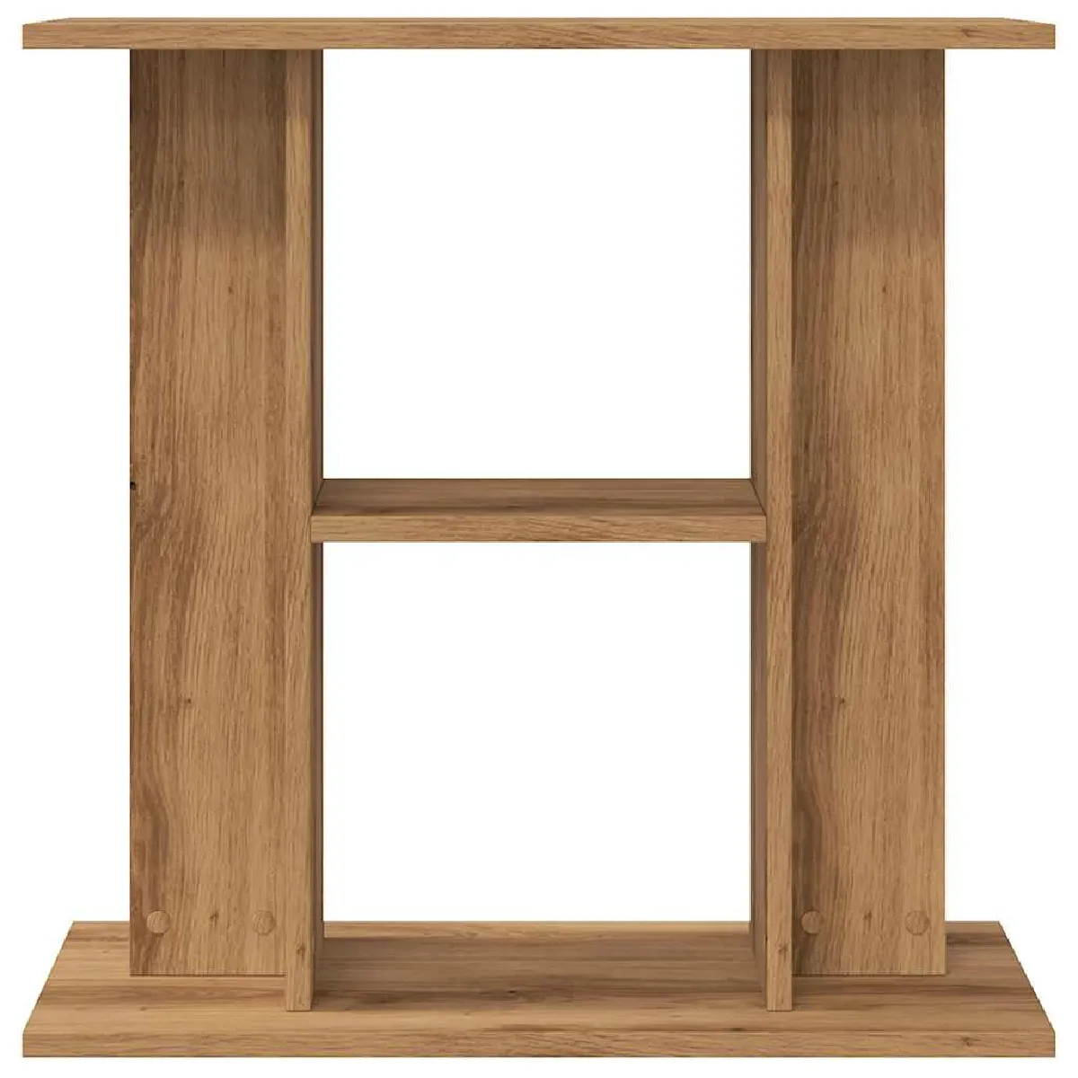 vidaXL Support d'aquarium chêne marron 60x30x60