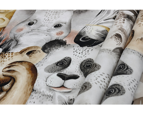 Vliesbehang 252521 Bambino XIX dieren grijsbruin