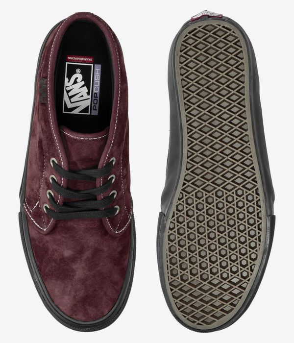 Vans Skate Chukka Schuh (dark red black)