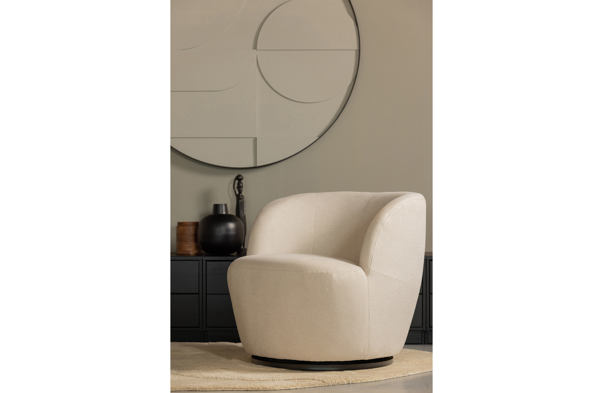 Draaifauteuil Serra Serra Draaifauteuil - Off White