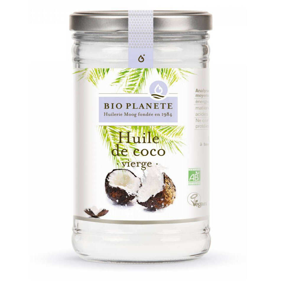 Huile de coco vierge bio et Fair Trade