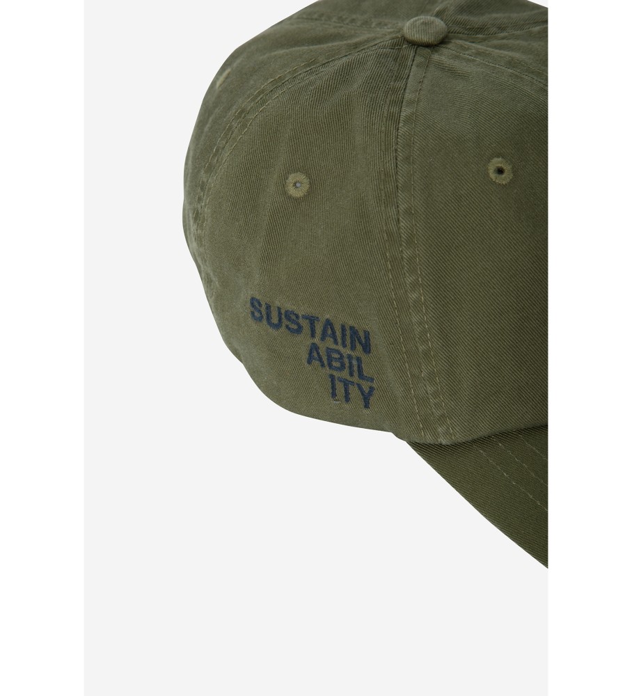 ECOALF Mensagem Boné Verde