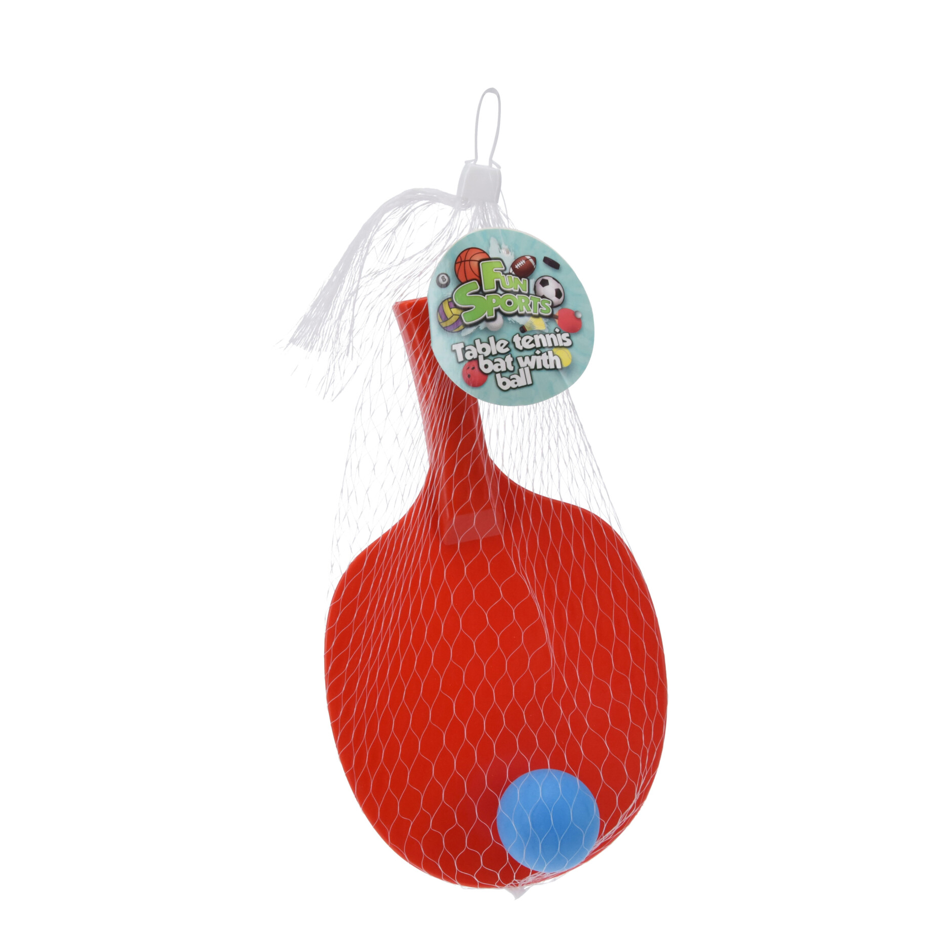 Tischtennisschläger mit Ball