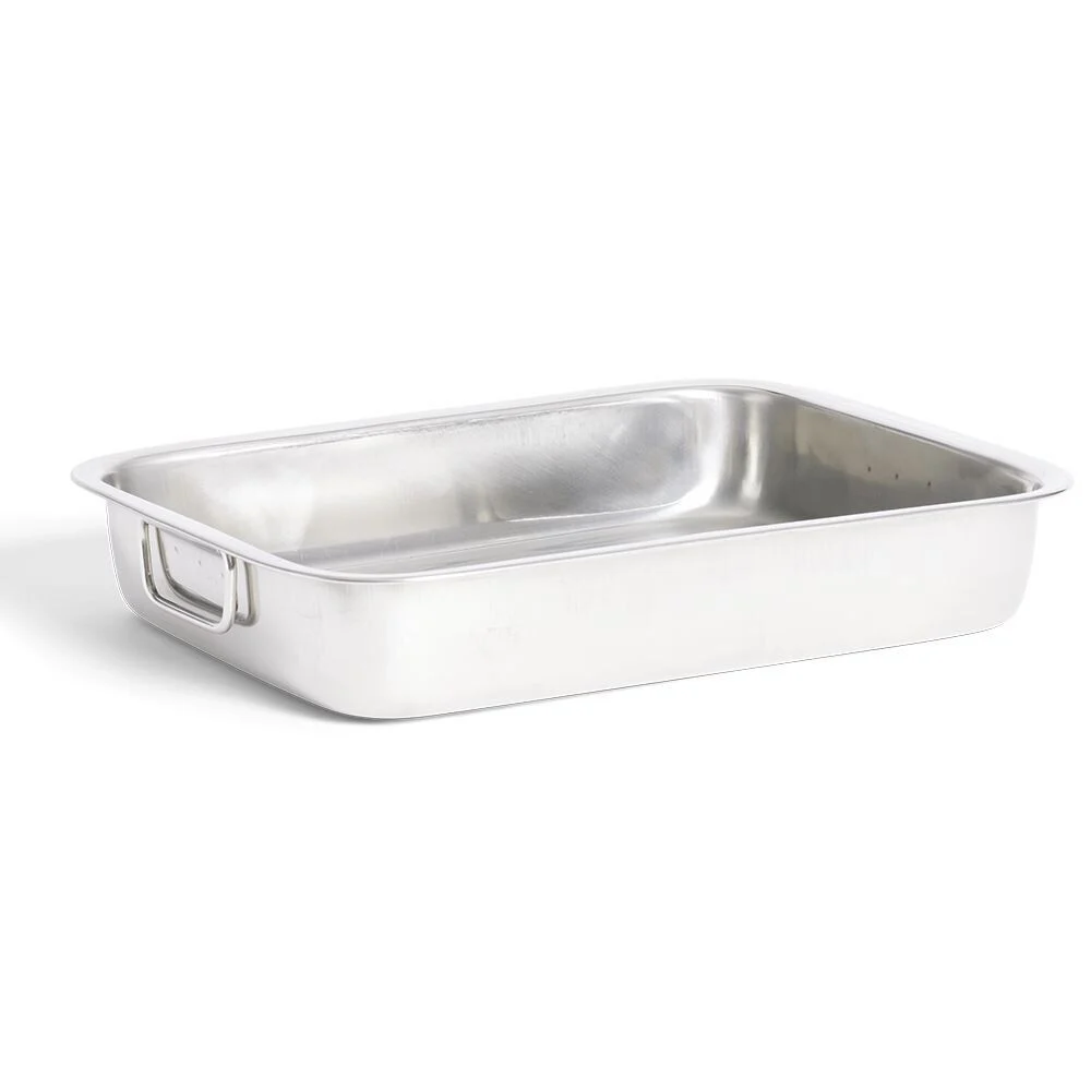 Plat à lasagnes en inox 37x27,5xH6,5cm