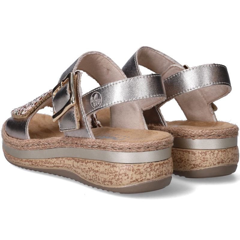 Rieker Sandalen Goud Dames