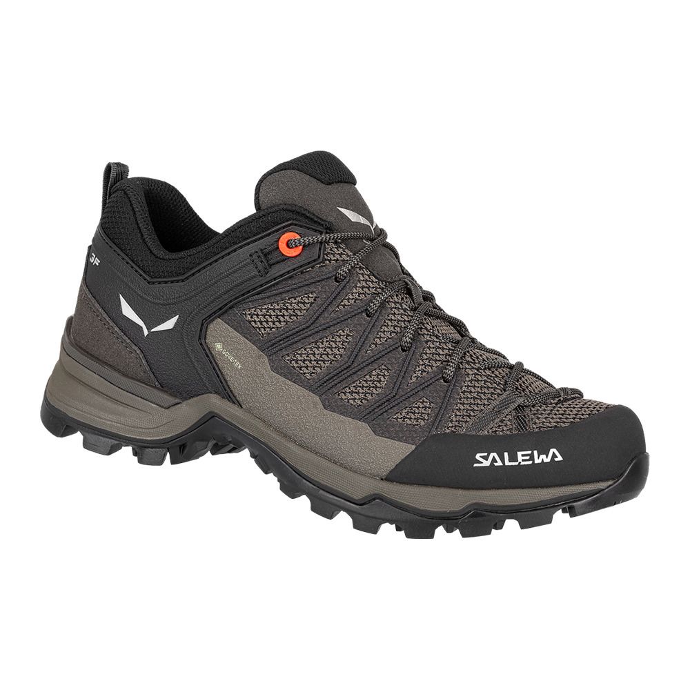 Salewa MTN TRAINER LITE GTX - Chaussures randonné Femme wallnut/fluo coral